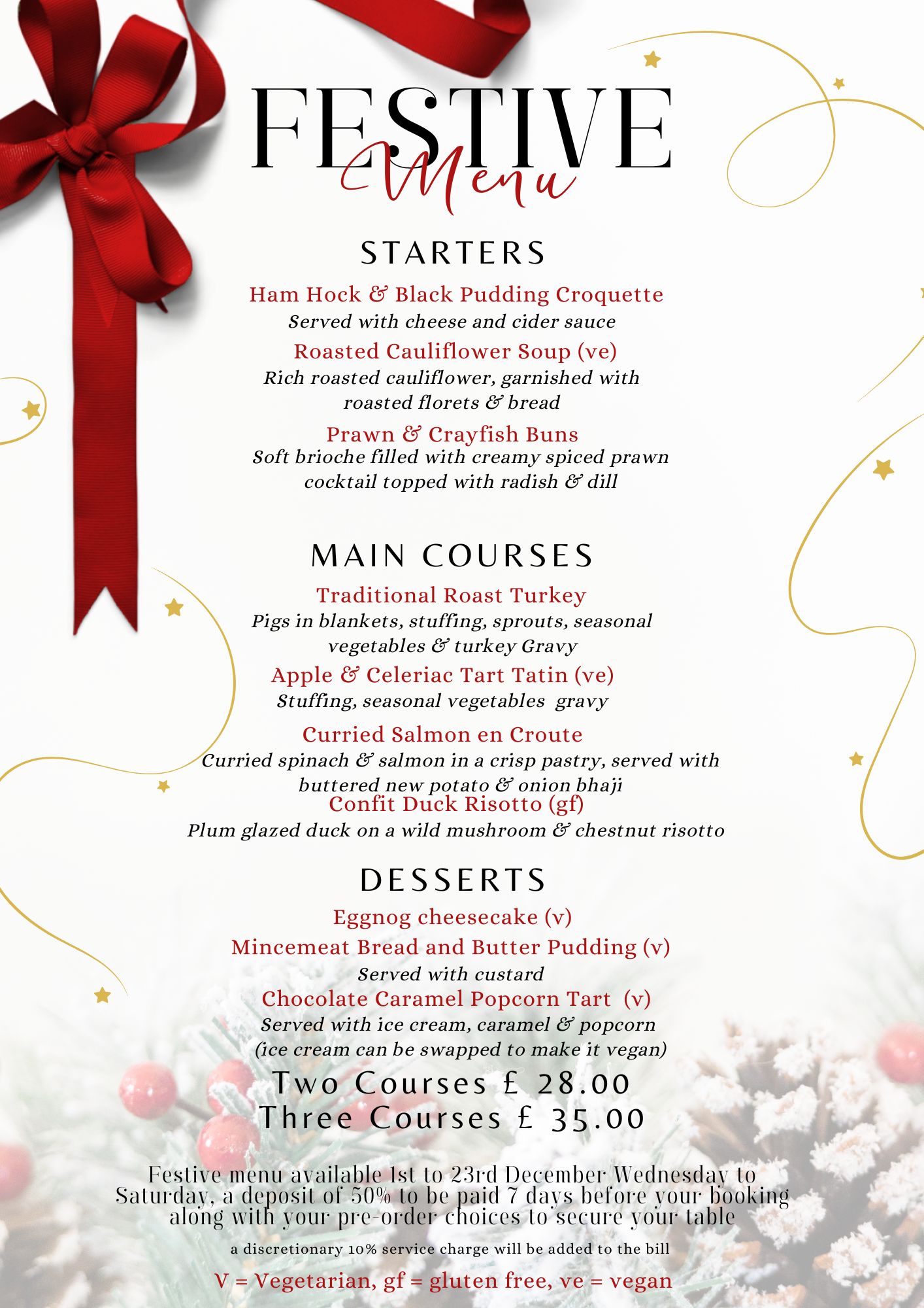 Festivities at The Old Bakehouse